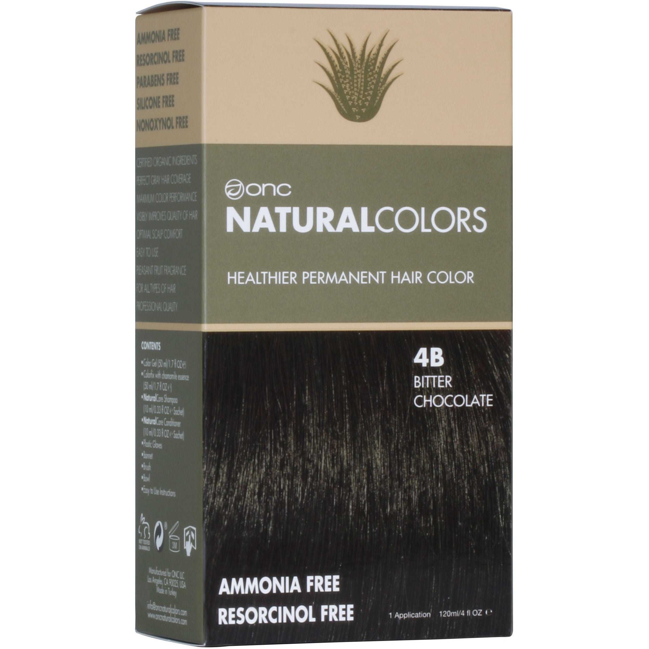 ONC NATURALCOLORS 4B Bitter Chocolate Hair Dye