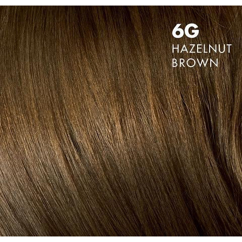 6G Hazelnut Brown Heat Activated Hair Dye With Organic Ingredients 120 mL / 4 fl. oz.