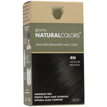Load image into Gallery viewer, ONC NATURALCOLORS 4N Natural Medium Brown Hair Dye With Organic Ingredients 120 mL / 4 fl. oz.
