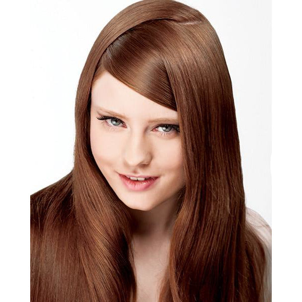 ONC NATURALCOLORS 6KR Chocolate Brown Red Hair Dye With Organic Ingredients Modelled By A Girl