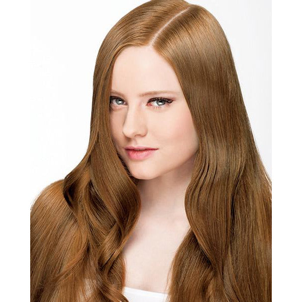 ONC NATURALCOLORS 7G Medium Golden Blonde Hair Dye With Organic Ingredients Modelled By A Girl