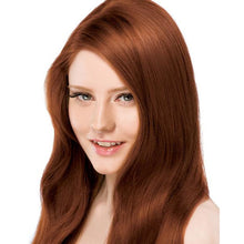Load image into Gallery viewer, ONC NATURALCOLORS 7RN Irish Red Hair Dye With Organic Ingredients Modelled By A Girl

