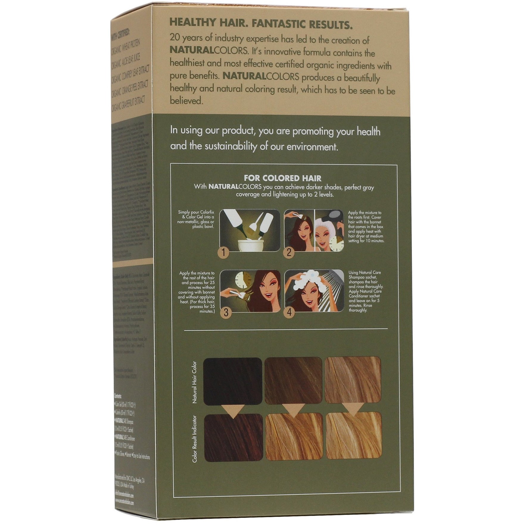 ONC NATURALCOLORS 9G Golden Blonde Hair Dye With Organic Ingredients 120 mL / 4 fl. oz.