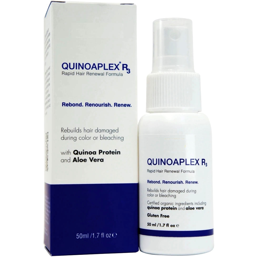 QUINOAPLEX R3 Rapid Hair Renewal Formula 50 mL / 1.7 fl. oz. bottle and box